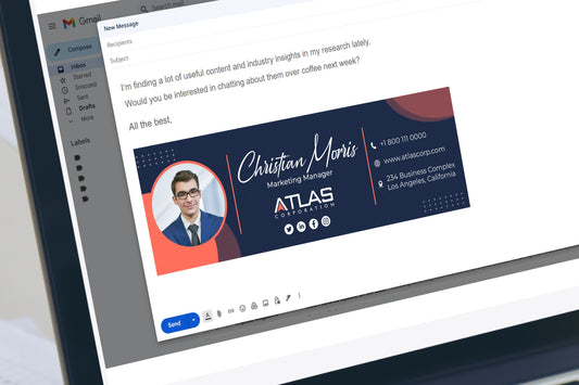 Enhance your brand image and ensure consistency with a standardized company email signature that represents your brand values and identity.