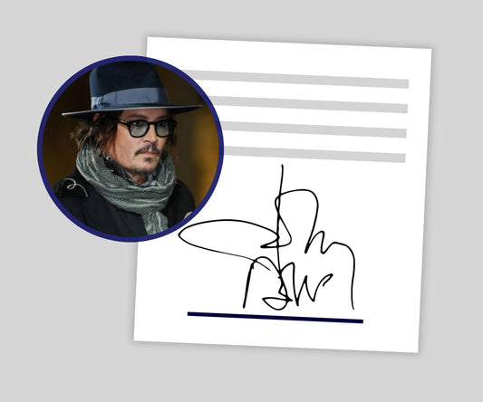 Johnny Depps Unterschrift: Wie viel ist sie wert?