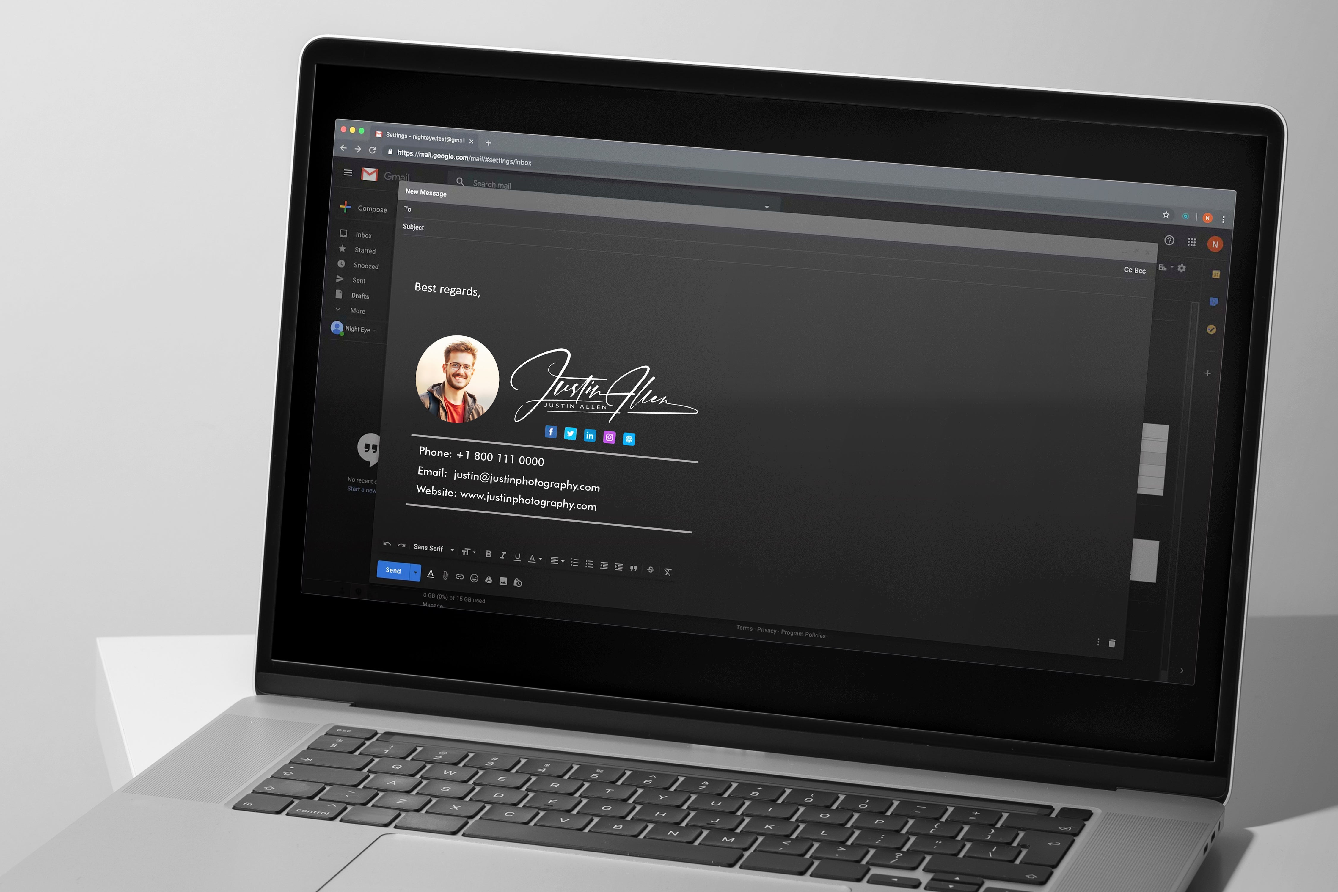 Email Signature Dark Mode: Optimization Tips | Artlogo