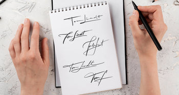 Wie man eine handschriftliche Unterschrift anfertigt: Schritt für Schritt
