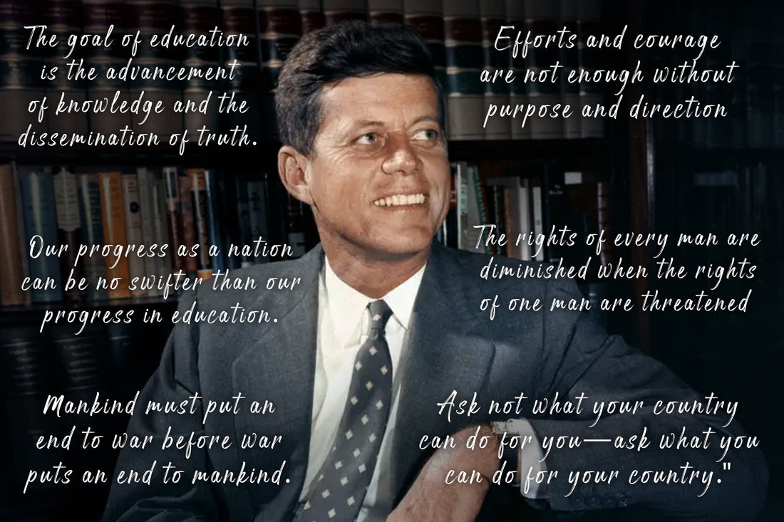 Discover 100 powerful and timeless JFK quotes that continue to inspire. These quotes encapsulate the spirit of an era and enduring ideals.