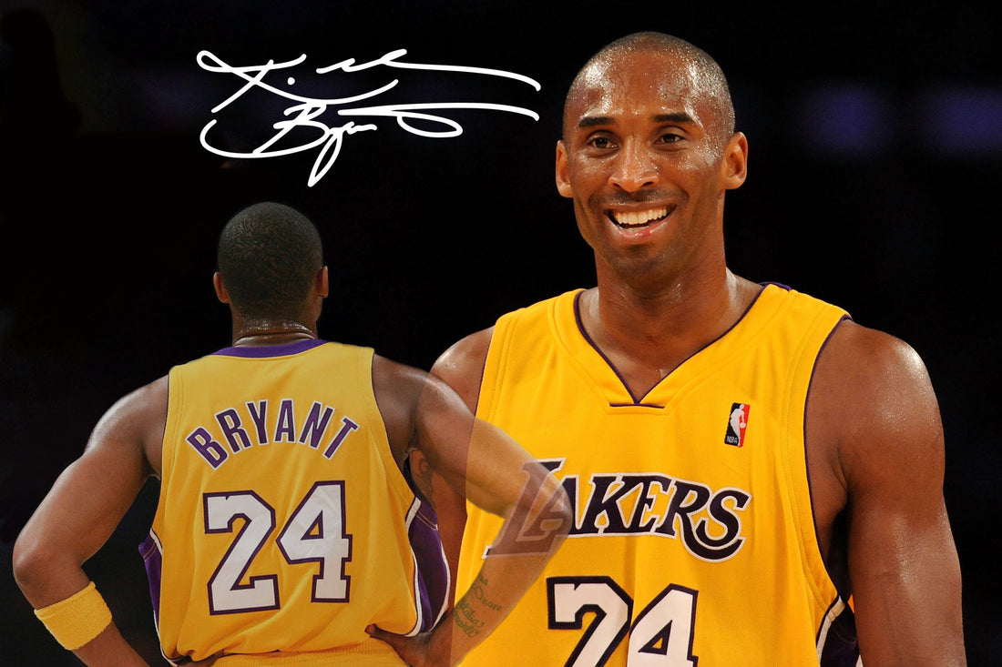 Kobe Bryant's Final Game - The No. 8 of the Staples Center Hardwood Court -  Autographed by Kobe