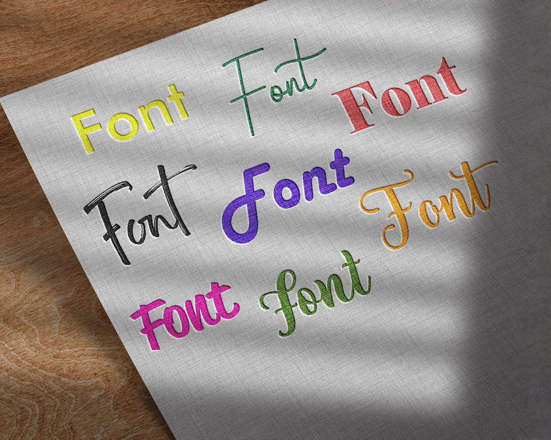 Basic Types Of Fonts
