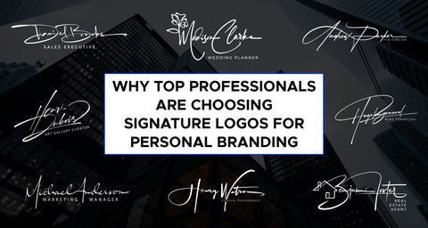 Pourquoi les professionnels de haut niveau choisissent-ils des logos de signature pour leur image de marque ?