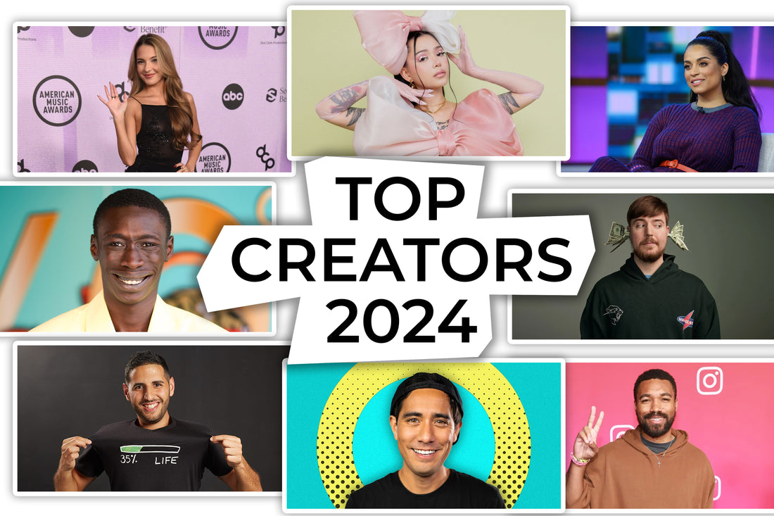 Meet the digital innovators and influencers, the dynamic top creators 2024 reshaping the future with bold feats, following, and earnings.